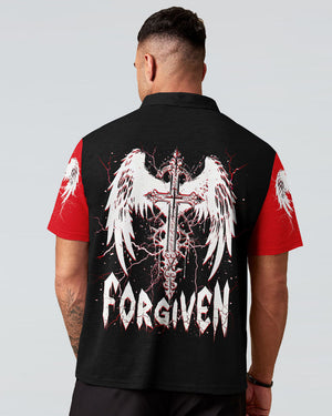 Forgiven Cross Wings Men's All Over Print Shirt  - Tlnt1703252