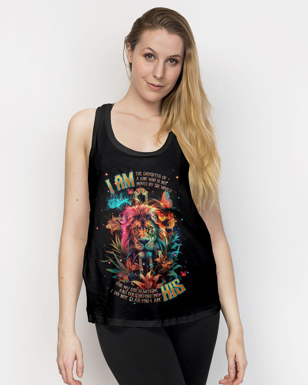 I Am The Daughter Of A King Lion Women's All Over Print Shirt - Tlnt1704241