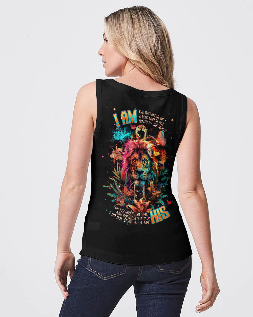 I Am The Daughter Of A King Lion Women's All Over Print Shirt - Tlnt1704241