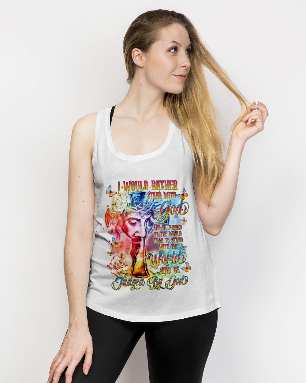 I Would Rather Stand With God Women's All Over Print Shirt - Tlnt1709243