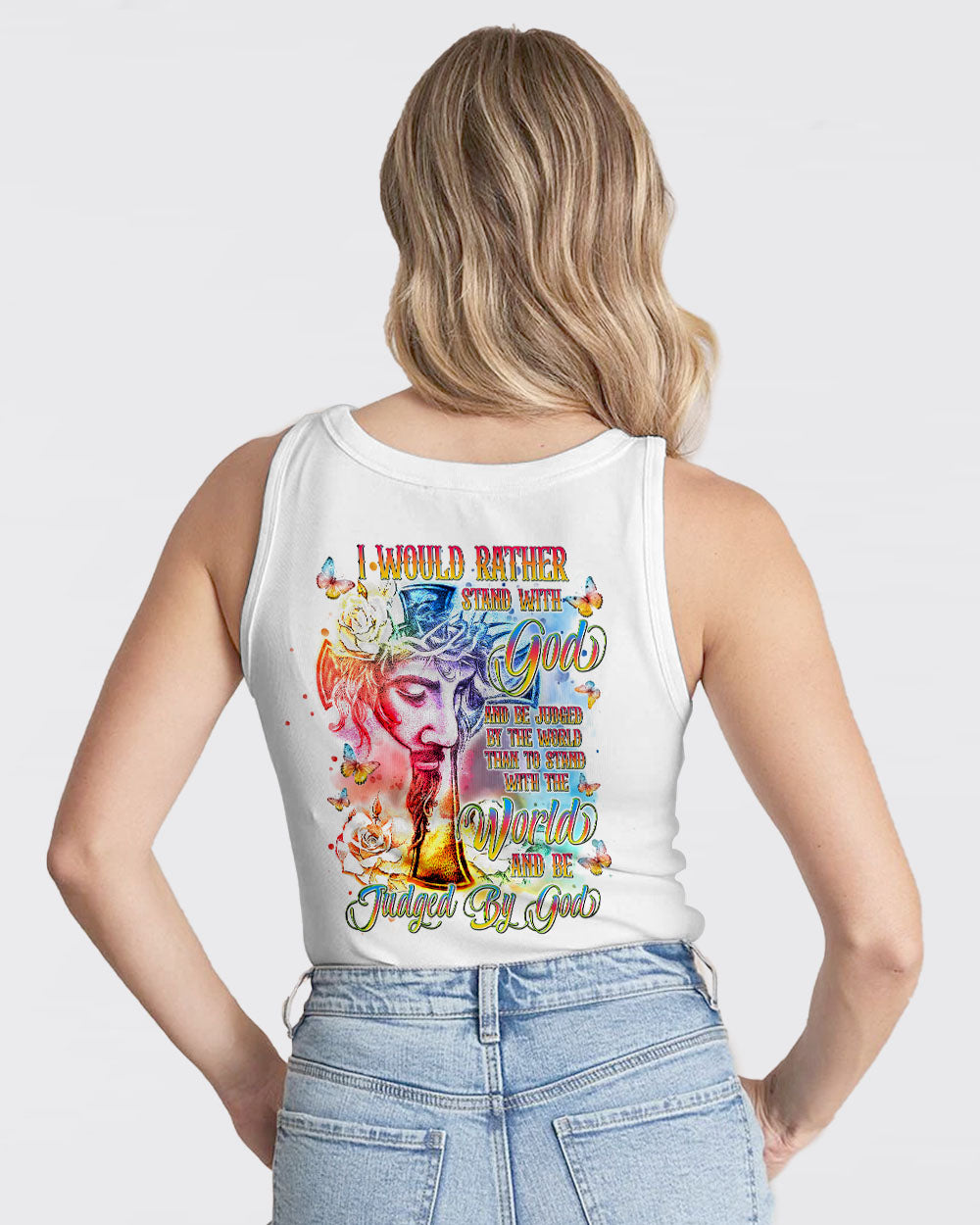 I Would Rather Stand With God Women's All Over Print Shirt - Tlnt1709243
