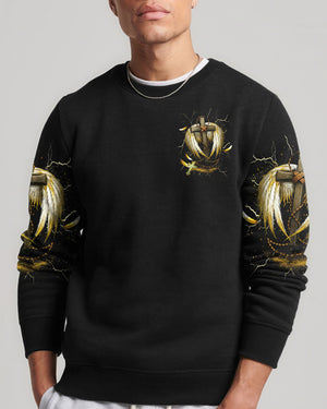 The Reason I’m Old And Wise Cross Wings Men's All Over Print Shirt - Tlnt1711253