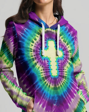 Cross Tie Dye Women's All Over Print Shirt - Tlnt1712251
