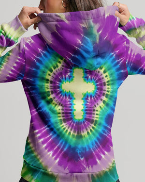 Cross Tie Dye Women's All Over Print Shirt - Tlnt1712251