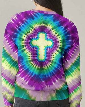 Cross Tie Dye Women's All Over Print Shirt - Tlnt1712251
