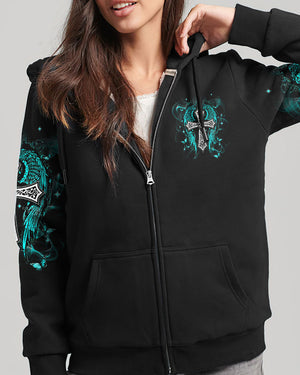 I Believe There Are Angels Among Us Cross Wings Women's All Over Print Shirt    - Tlnt1803252