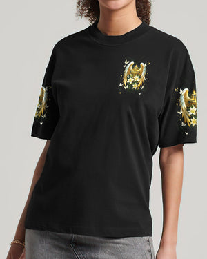 Thank You God Cross Wings Women's All Over Print Shirt    - Tlnt1804252