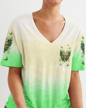 When God Steps In Miracles Happen Wings Women's All Over Print Shirt - Tlnt1806241