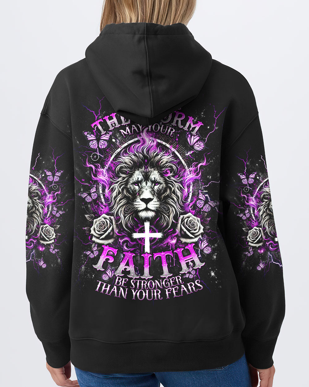 No Matter The Storm Lion Women's All Over Print Shirt - Tlnt2002253