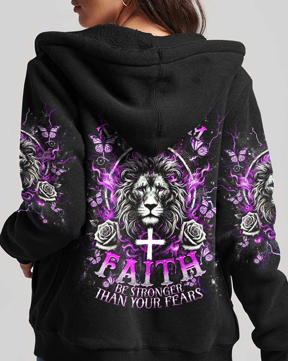 No Matter The Storm Lion Women's All Over Print Shirt - Tlnt2002253