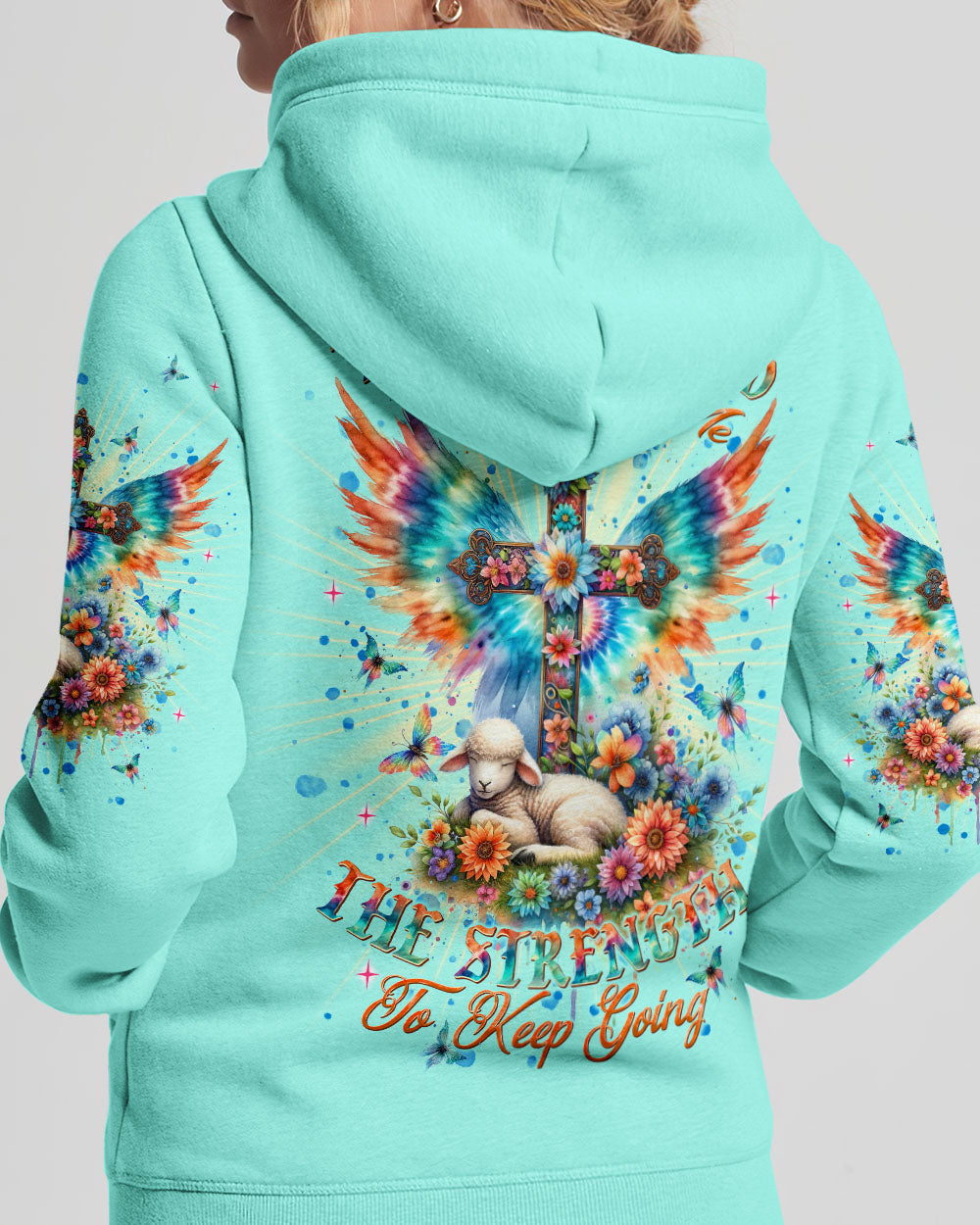 Thank You God Jesus Lamb Women's All Over Print Shirt    - Tlnt2005252