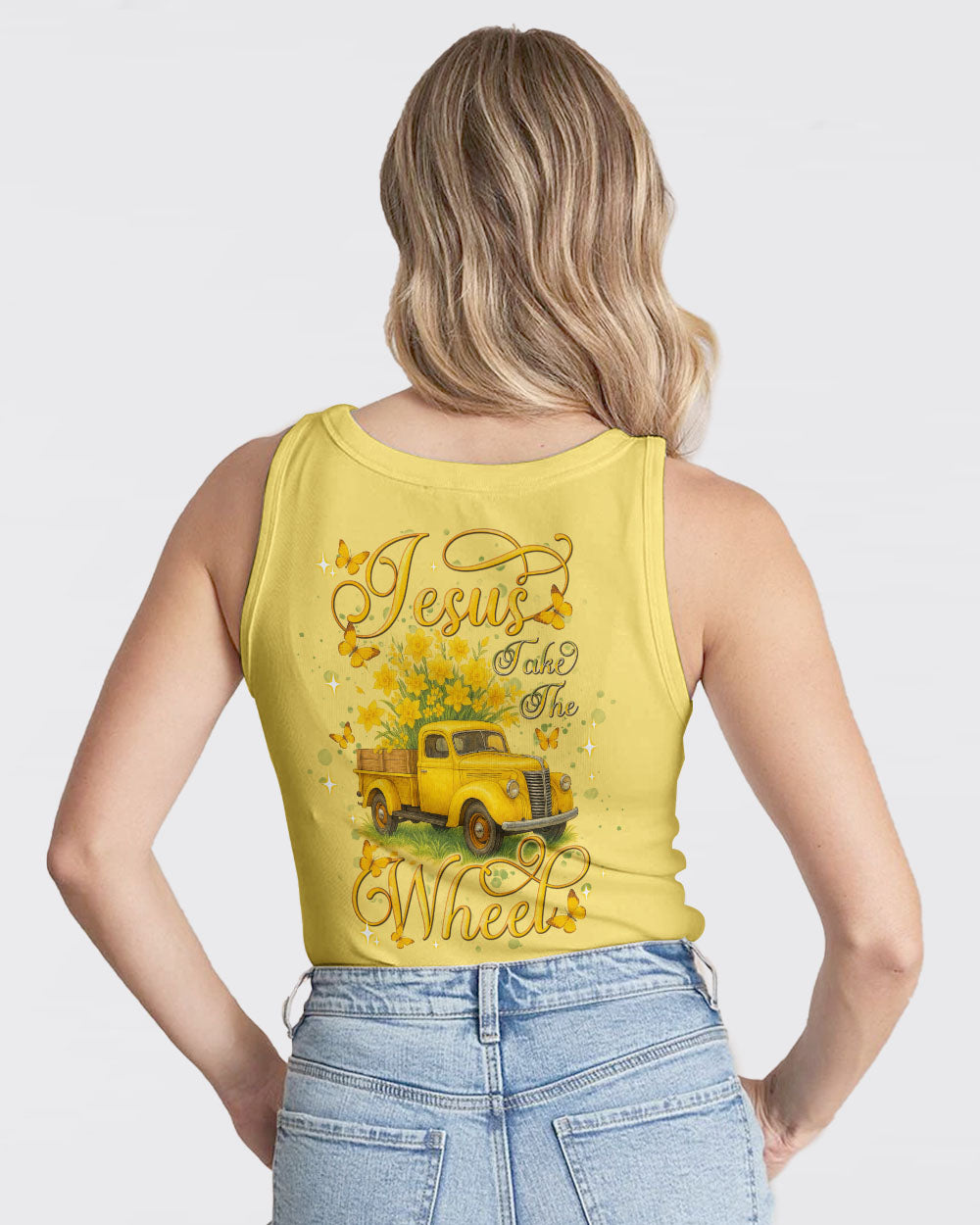 Jesus Take The Wheel Women's All Over Print Shirt   - Tlnt2104254