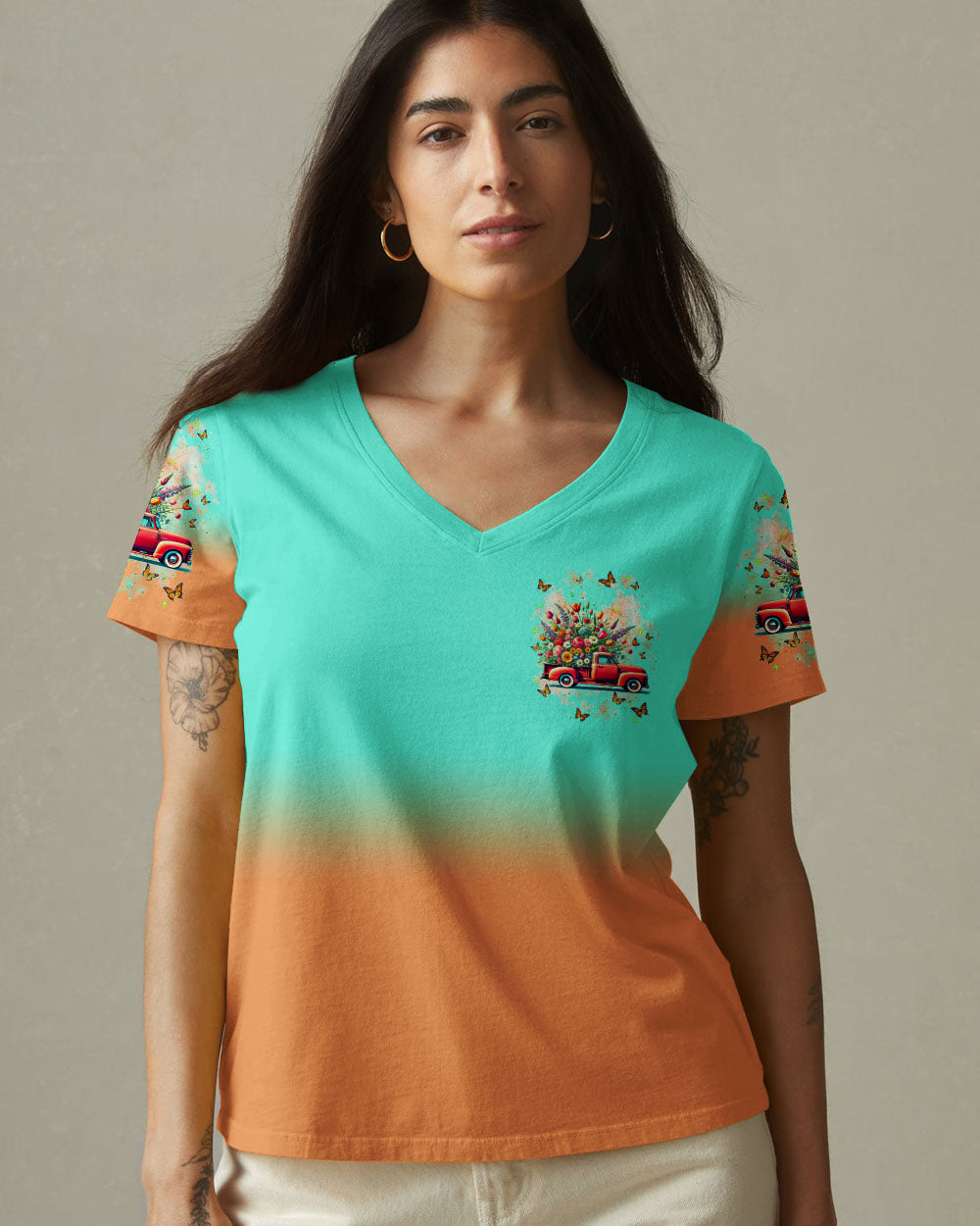 Jesus Take The Wheel Women's All Over Print Shirt - Tlnt2202252