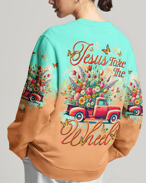 Jesus Take The Wheel Women's All Over Print Shirt - Tlnt2202252