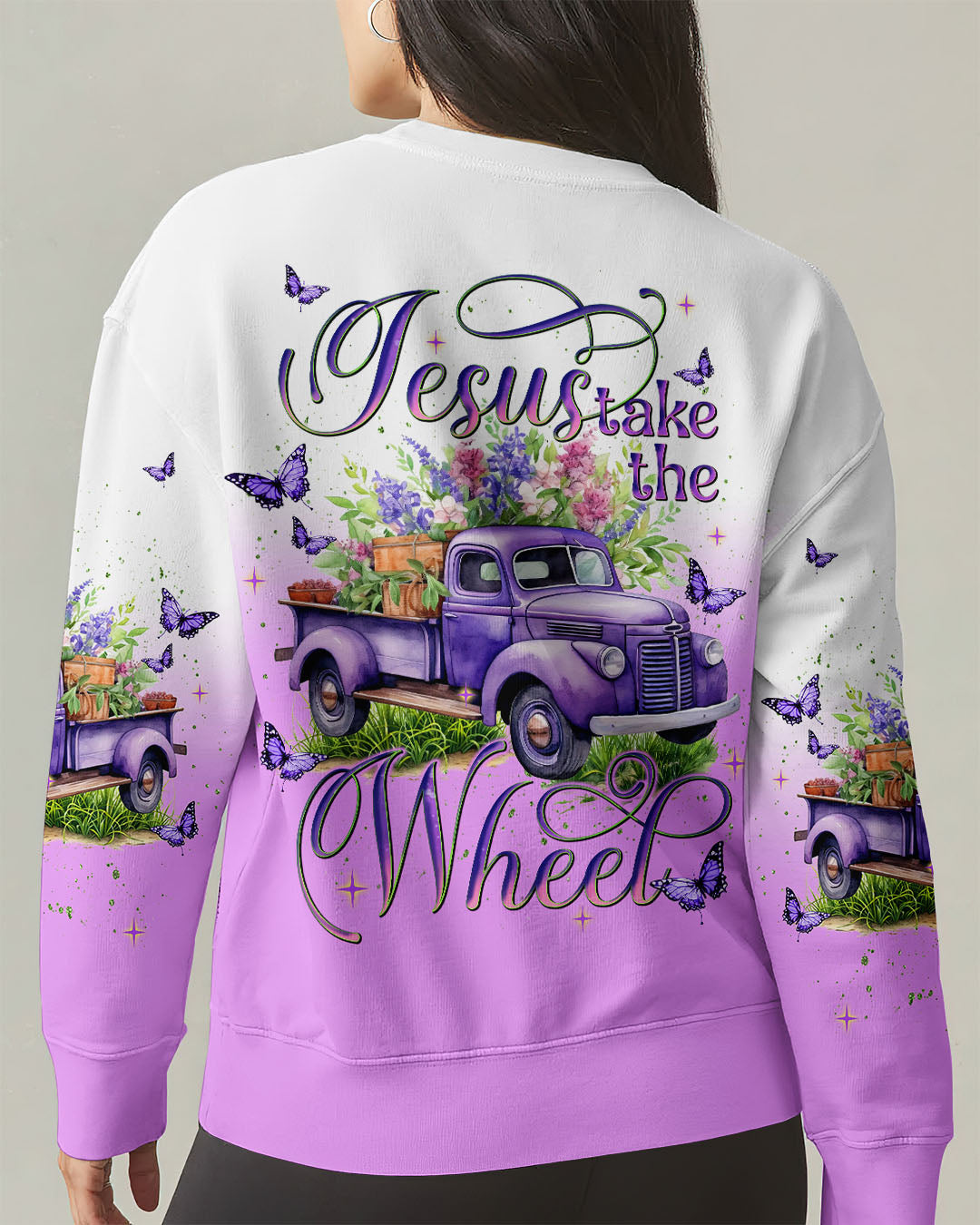 Jesus Take The Wheel Women's All Over Print Shirt  - Tlnt2203252