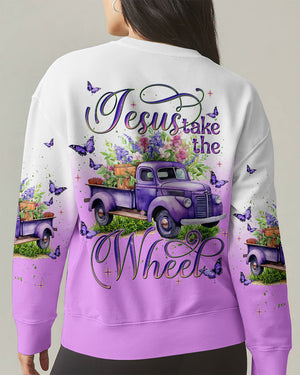 Jesus Take The Wheel Women's All Over Print Shirt  - Tlnt2203252