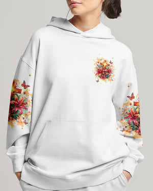 Worry Ends When Faith In God Begins Lilies Women's All Over Print Shirt - Tlnt2204244