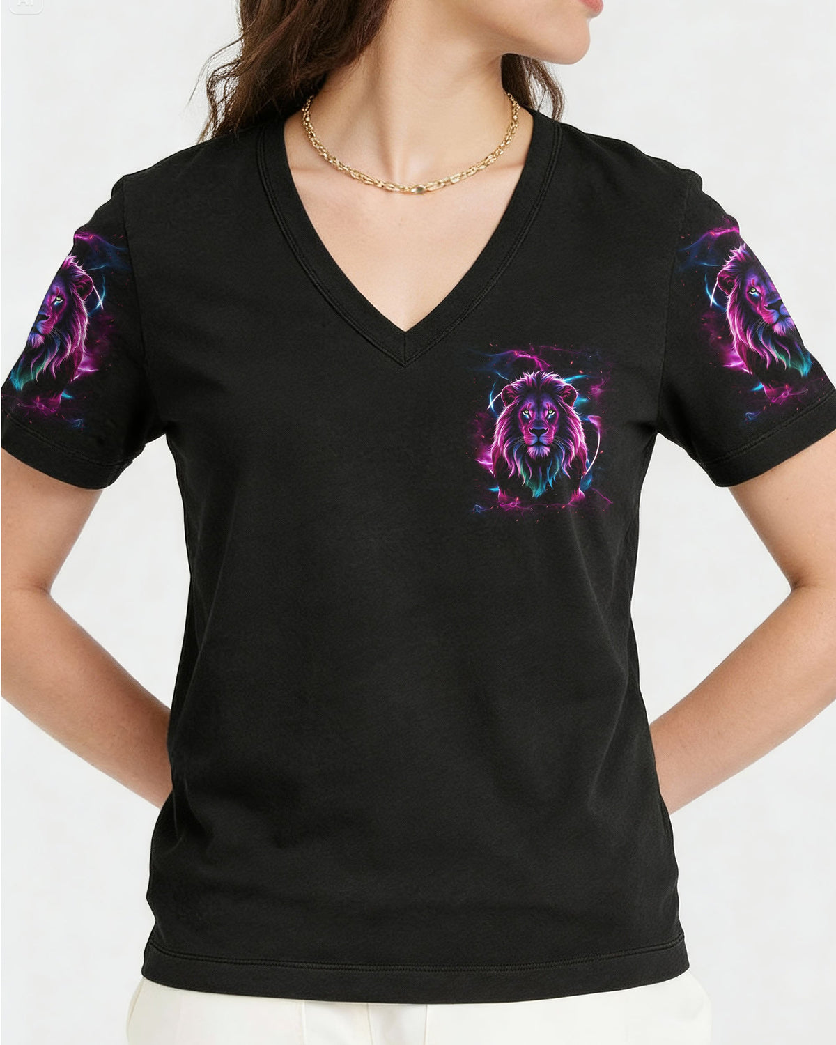 The Reason I’m Old And Wise Lion Women's All Over Print Shirt - Tlnt2212252