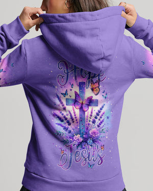 All My Hope Is In Jesus Lavender Women's All Over Print Shirt - Tlnt2401243