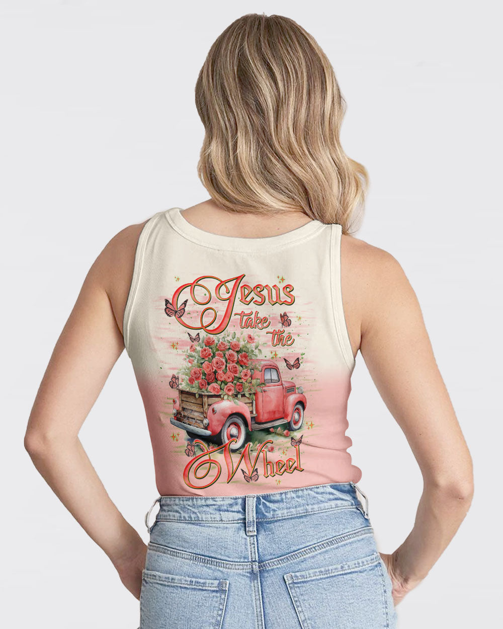 Jesus Take The Wheel Women's All Over Print Shirt -  Tlnt2401251
