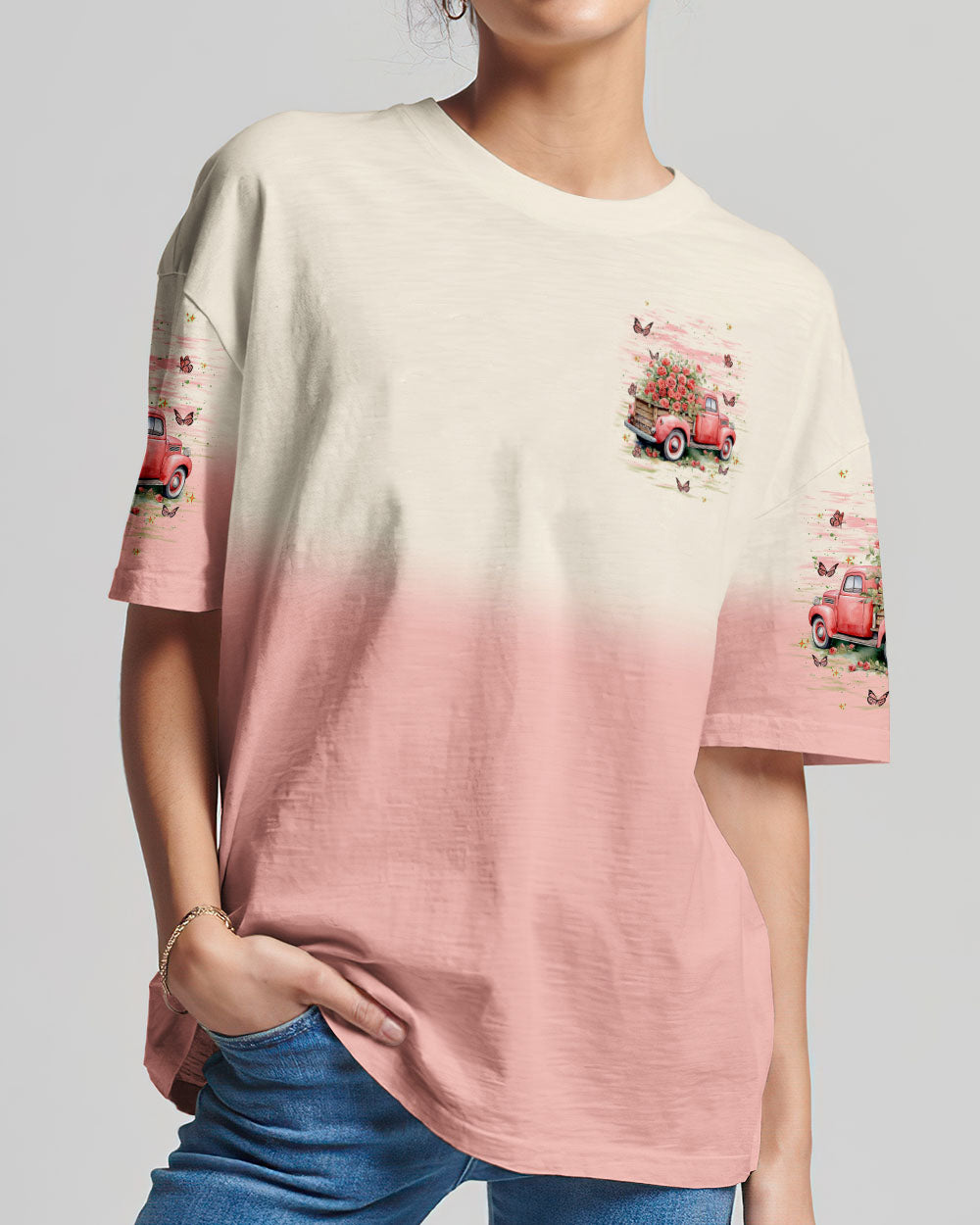Jesus Take The Wheel Women's All Over Print Shirt -  Tlnt2401251