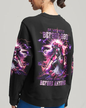 She Who Kneels Before God Women's All Over Print Shirt - Tlnt2410234