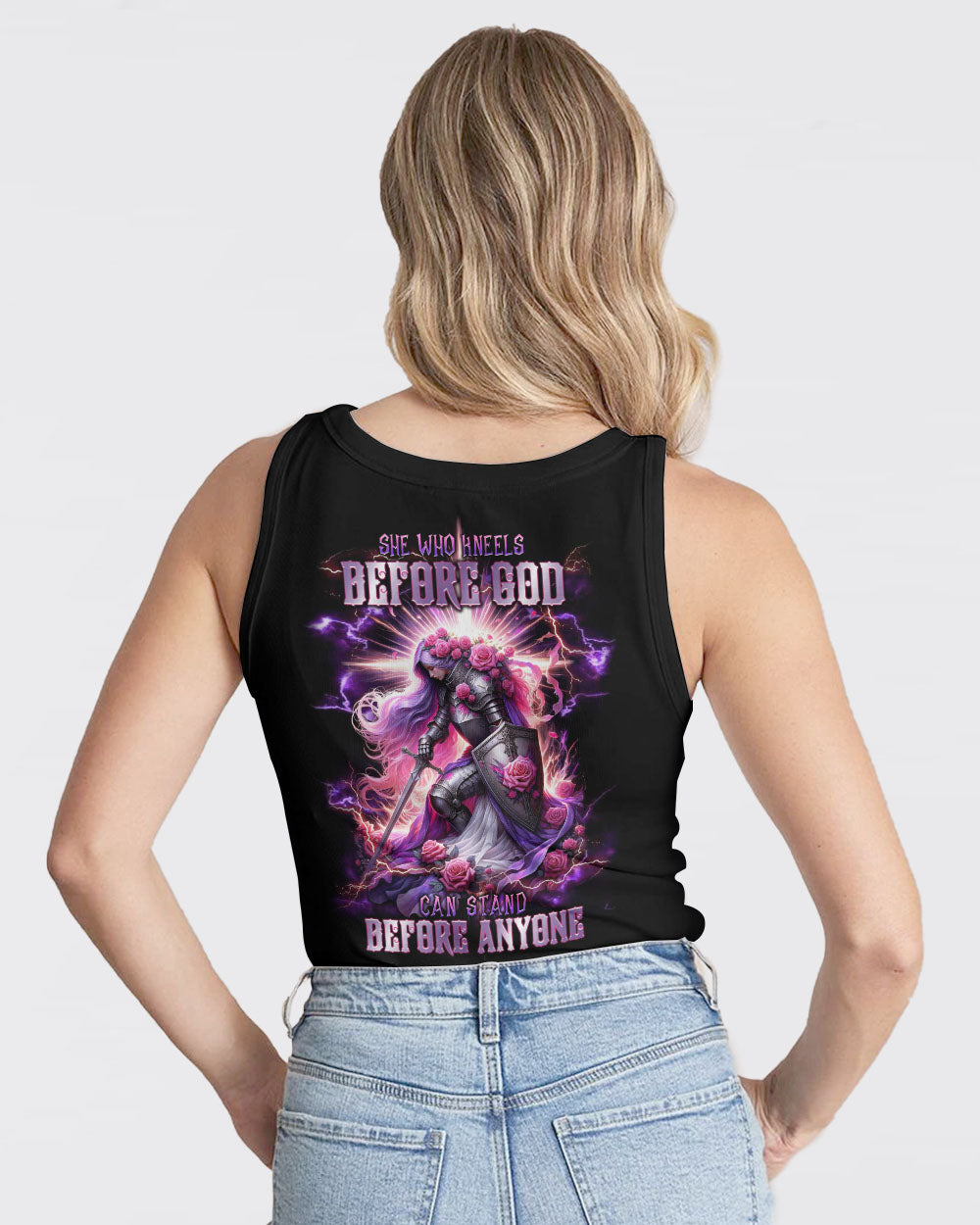 She Who Kneels Before God Women's All Over Print Shirt - Tlnt2410234