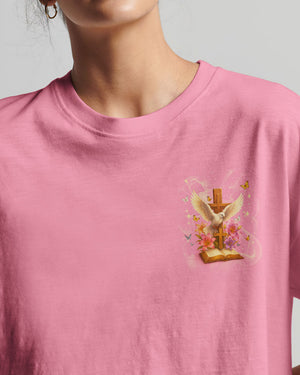 Jesus Because Of Him Heaven Knows My Name Women's All Over Print Shirt   - Tlnt2504251