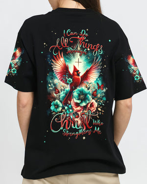 I Can Do All Things Through Christ Cardinal Women's All Over Print Shirt - Tlnt2512234