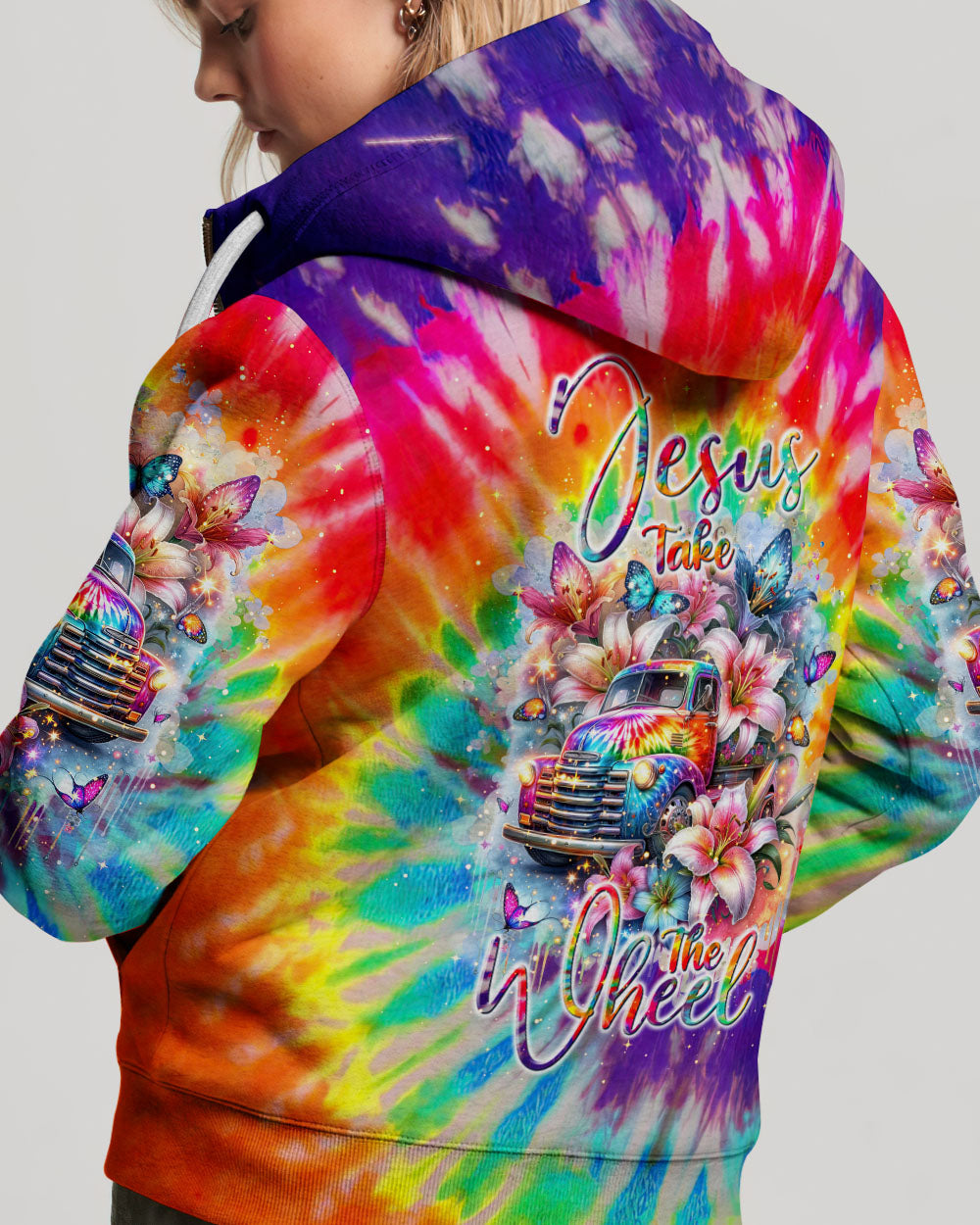 Jesus Take The Wheel Lilies Women's All Over Print Shirt - Tlnt2602242