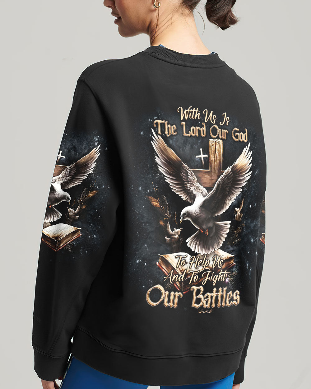 With Us Is The Lord Our God Dove Women's All Over Print Shirt - Tlnt2606241