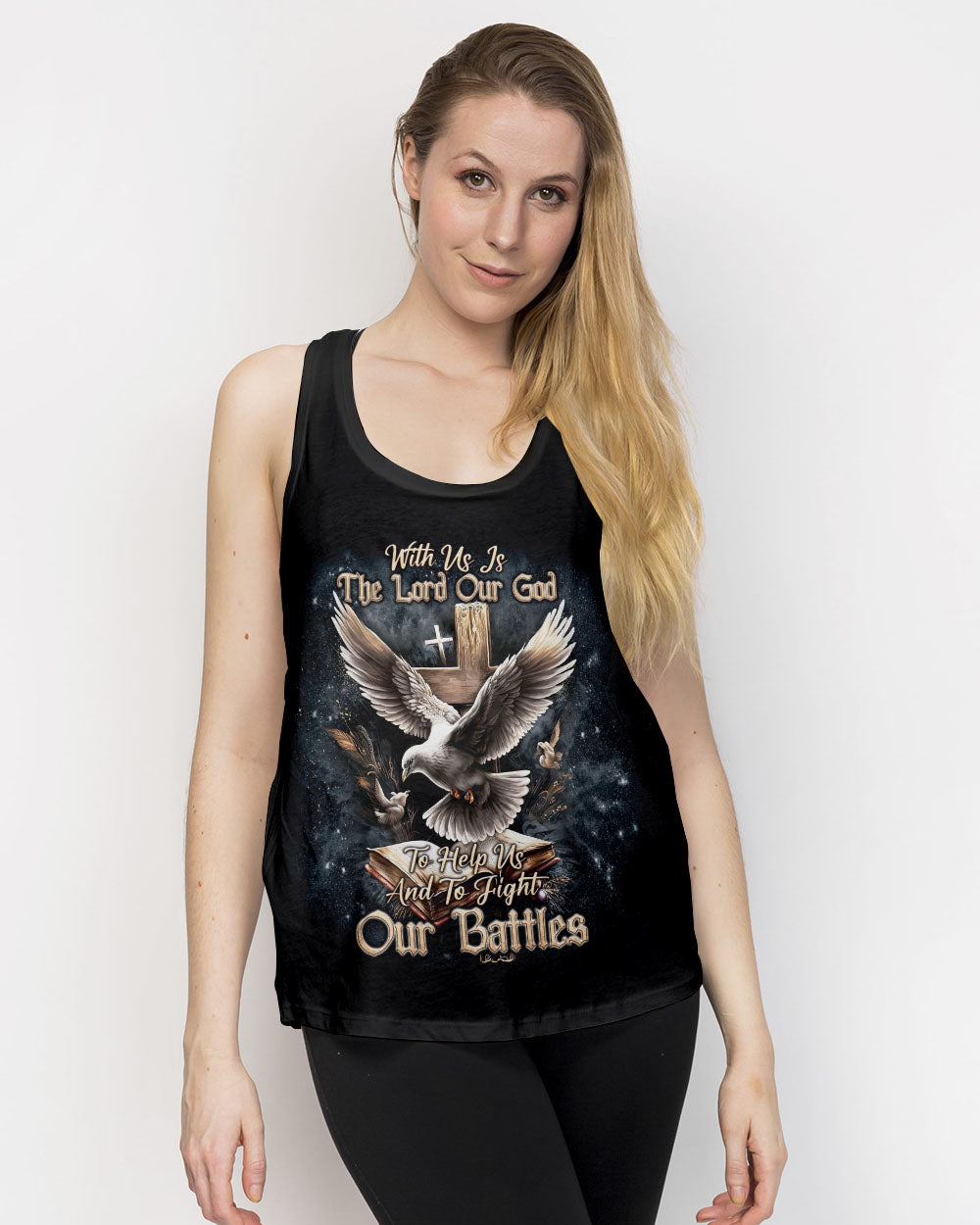 With Us Is The Lord Our God Dove Women's All Over Print Shirt - Tlnt2606241