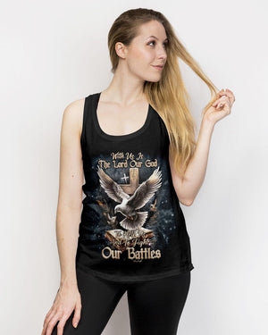With Us Is The Lord Our God Dove Women's All Over Print Shirt - Tlnt2606241