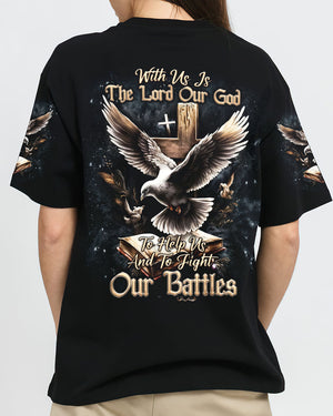 With Us Is The Lord Our God Dove Women's All Over Print Shirt - Tlnt2606241