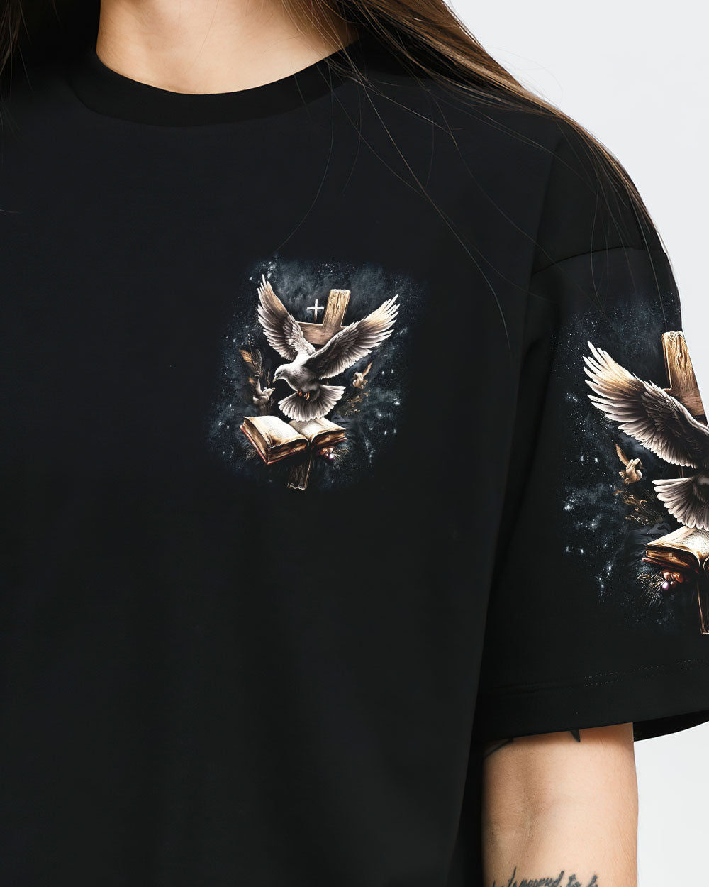 With Us Is The Lord Our God Dove Women's All Over Print Shirt - Tlnt2606241