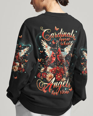 Cardinals Appear When Angels Are Near Women's All Over Print Shirt - Tlnt2703252