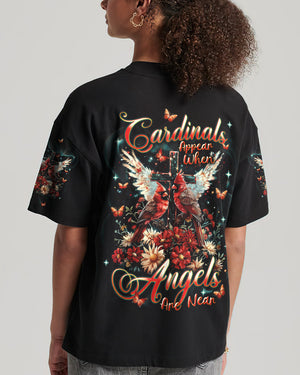 Cardinals Appear When Angels Are Near Women's All Over Print Shirt - Tlnt2703252