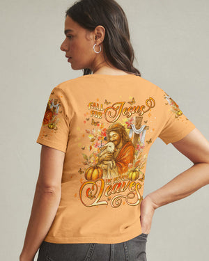 Fall For Jesus Autumn Women's All Over Print Shirt   - Tlnt2907254