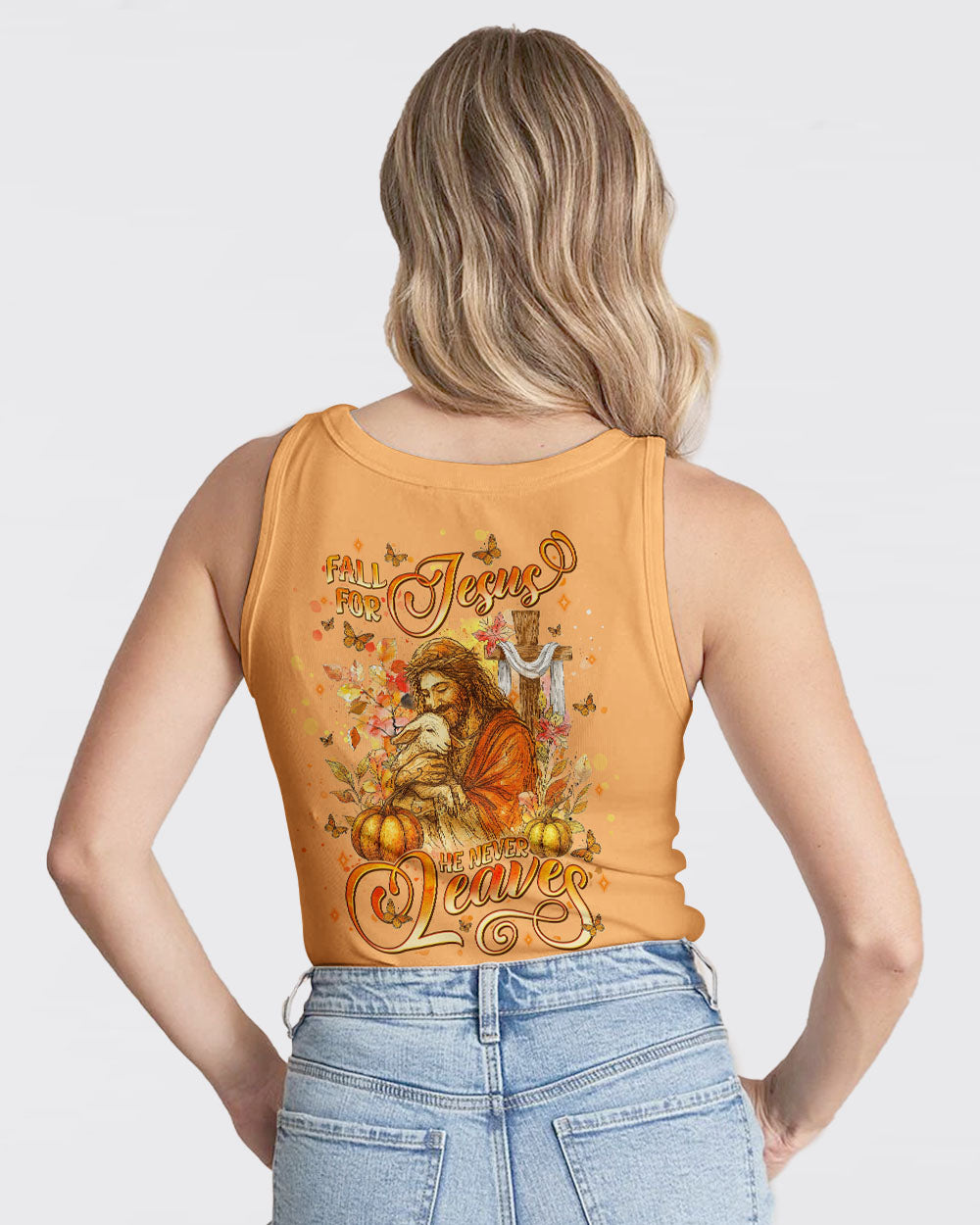 Fall For Jesus Autumn Women's All Over Print Shirt   - Tlnt2907254