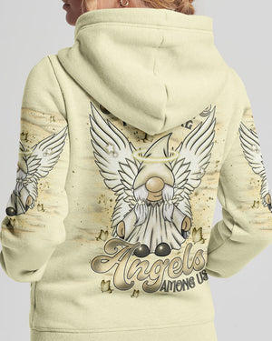 I Believe There Are Angels Among Us Gnome Women's All Over Print Shirt - Tlnt2910242