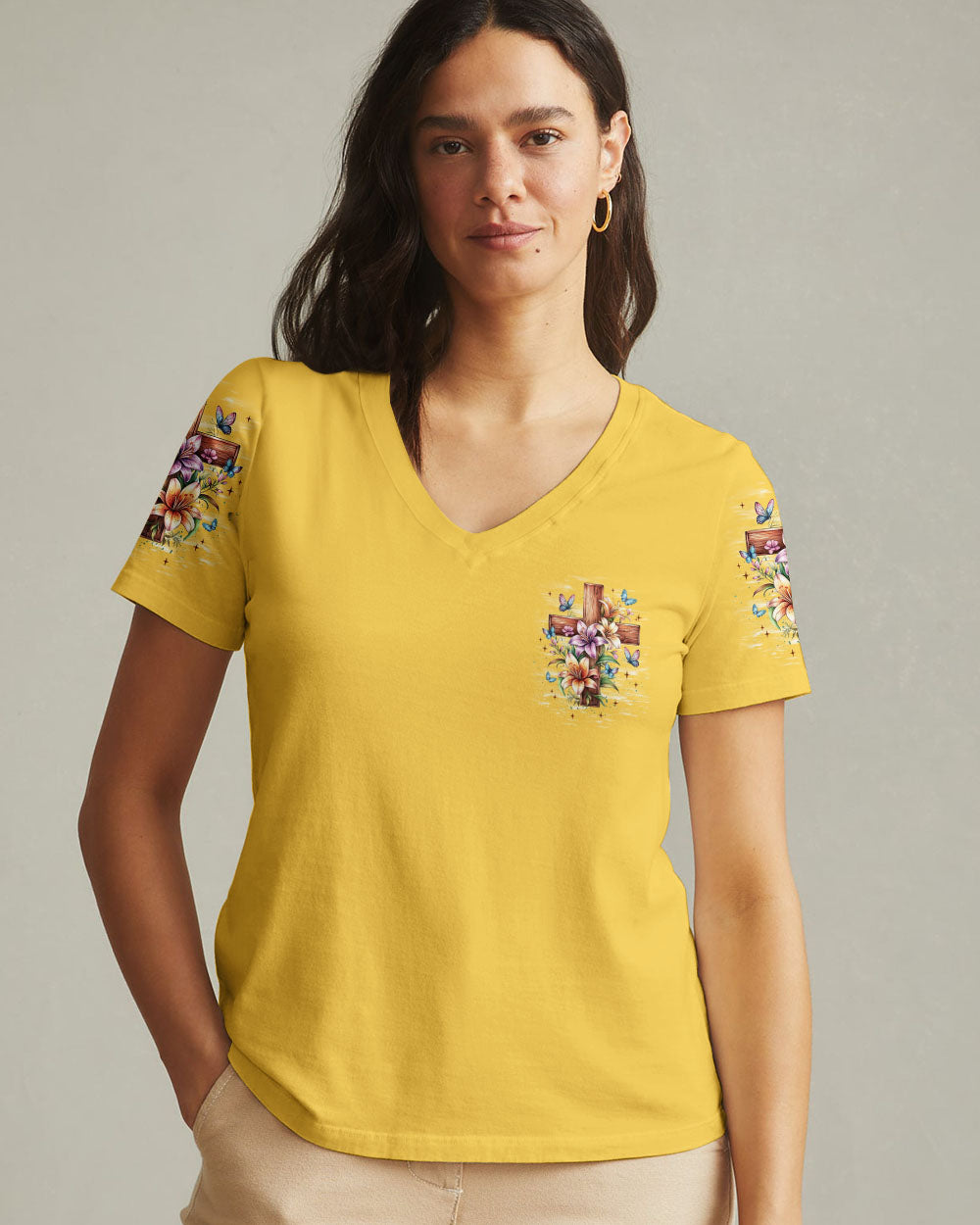 In His Arms I Find Peace  Women's All Over Print Shirt  - Tlnt2910251