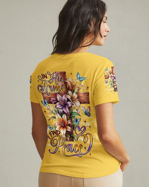 In His Arms I Find Peace  Women's All Over Print Shirt  - Tlnt2910251