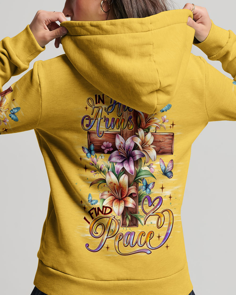 In His Arms I Find Peace  Women's All Over Print Shirt  - Tlnt2910251