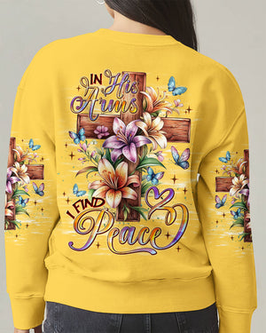 In His Arms I Find Peace  Women's All Over Print Shirt  - Tlnt2910251