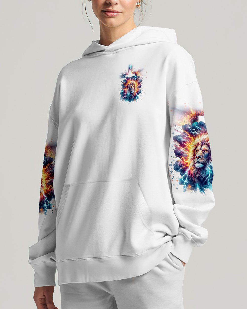 Jesus Dropped The Charges Lion Women's All Over Print Shirt - Tlnt3007242