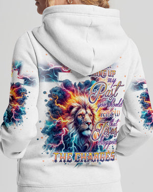 Jesus Dropped The Charges Lion Women's All Over Print Shirt - Tlnt3007242