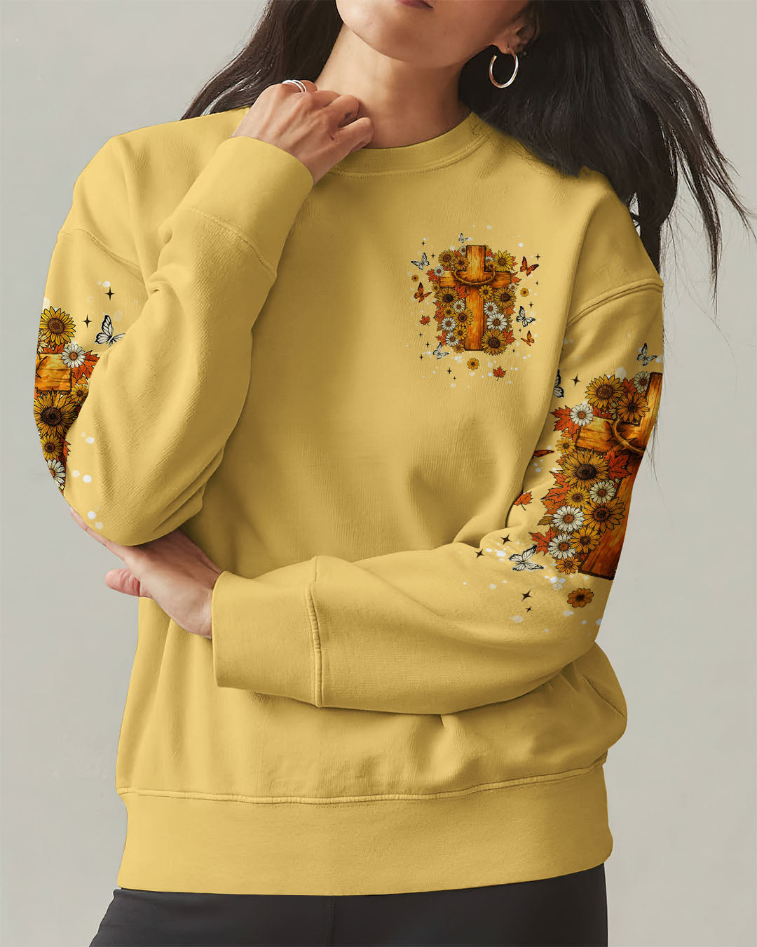 Give Thanks To The Lord Autumn Women's All Over Print Shirt   - Tlnt3007254