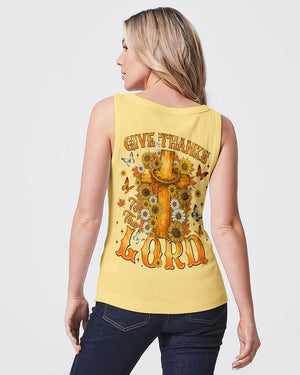 Give Thanks To The Lord Autumn Women's All Over Print Shirt   - Tlnt3007254