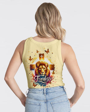Fearless In Faith Lion Women's All Over Print Shirt   - Tlnt3107254