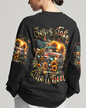 Jesus Take The Wheel Women's All Over Print Shirt - Tlnz0102244
